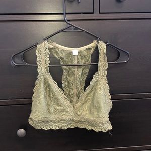 Olive green bralette